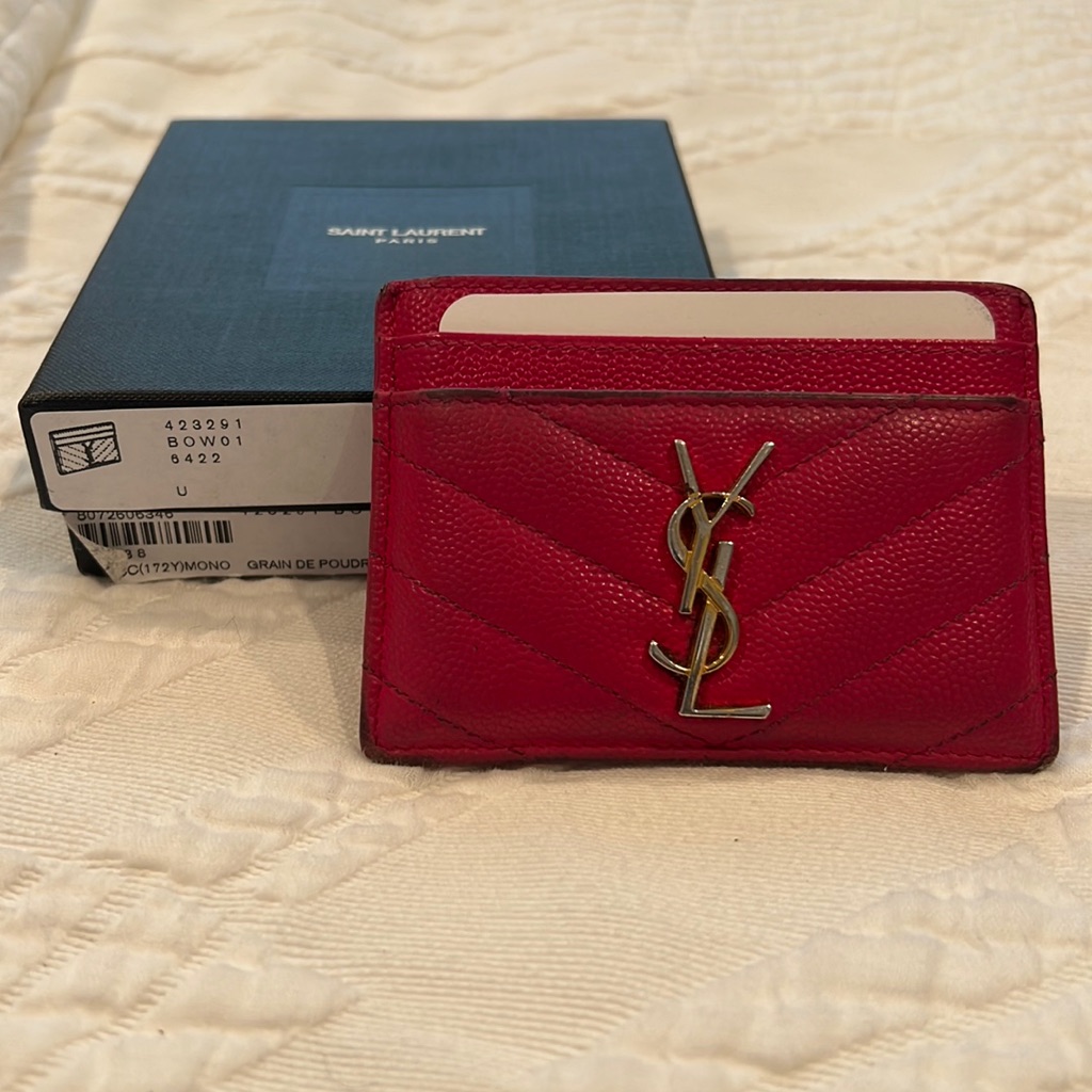 Authentic Saint Laurent Card Holder